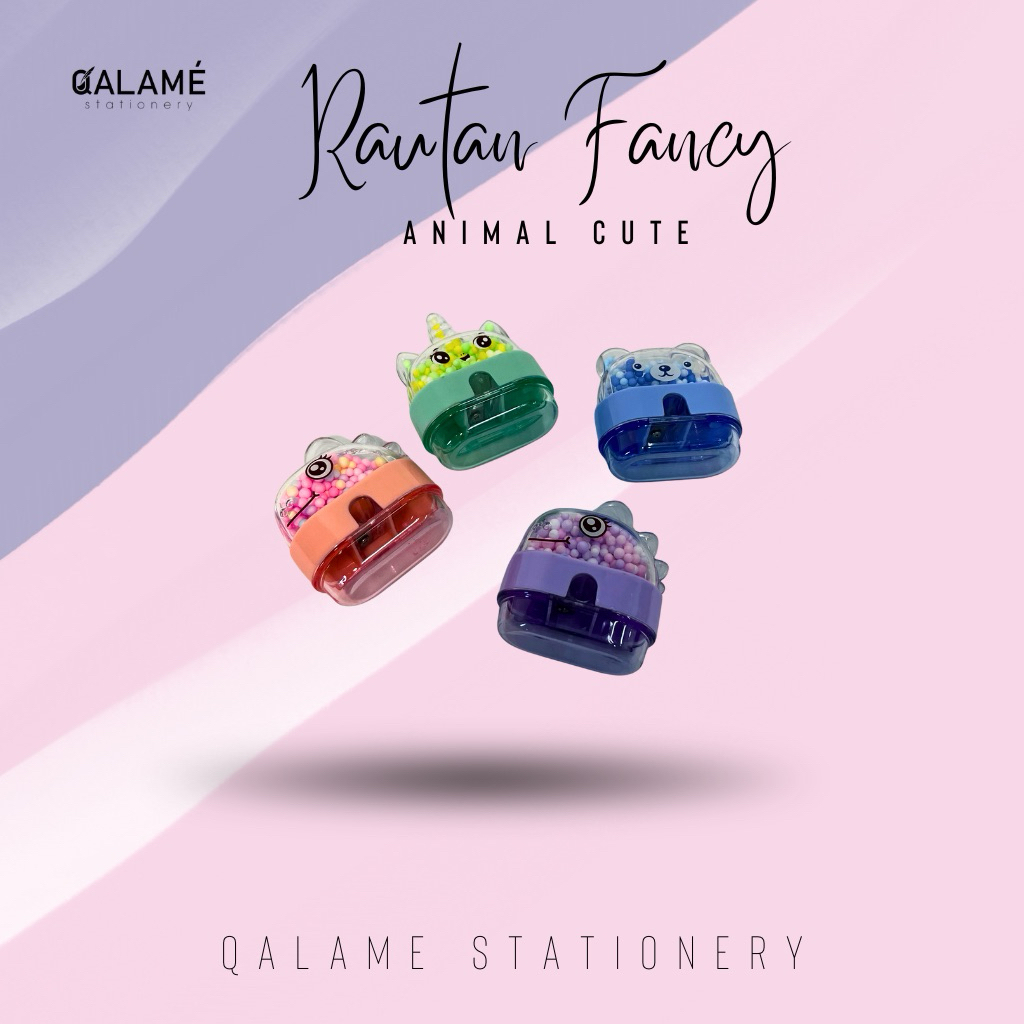 

Serutan (rautan) pensil animal fishball