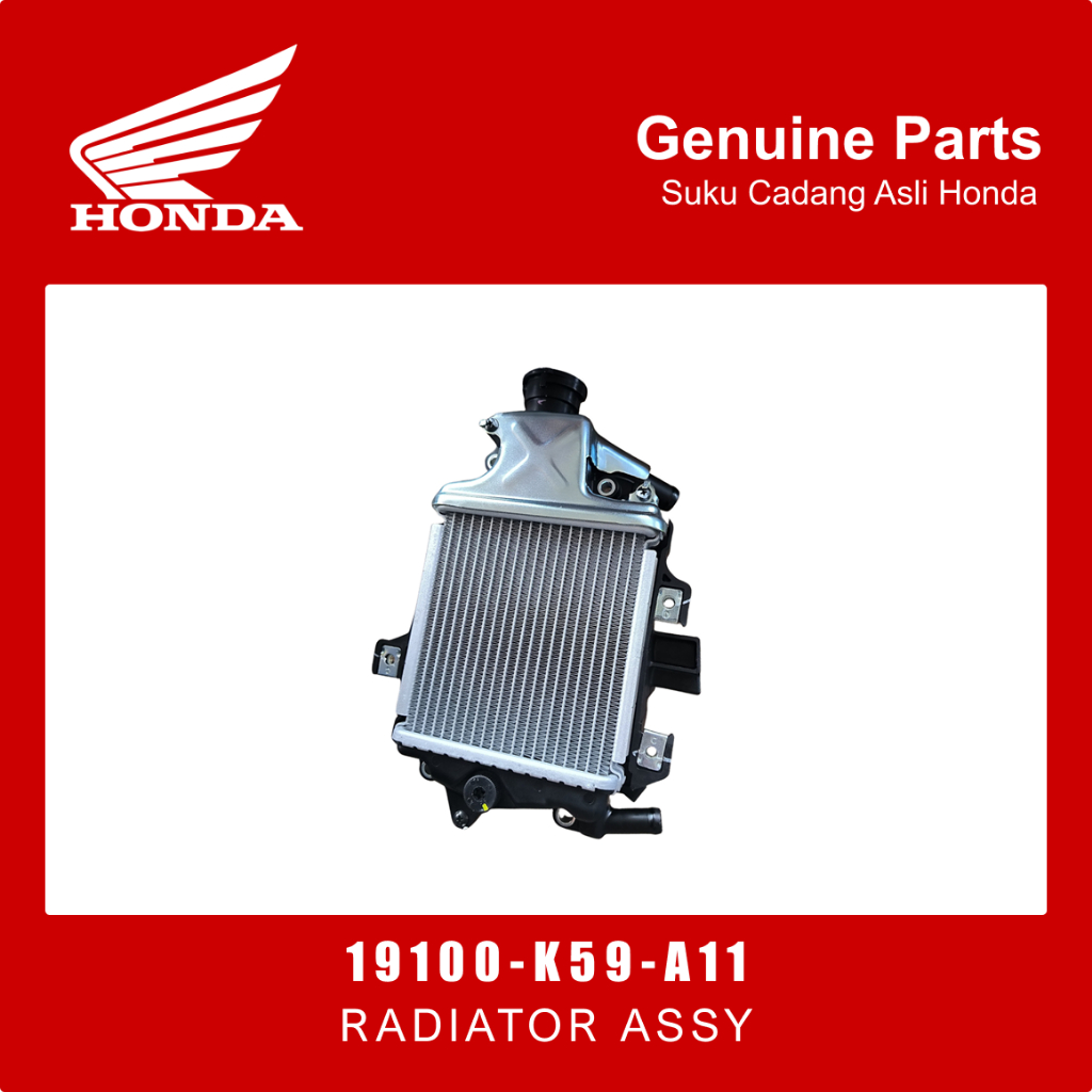 RADIATOR HONDA VARIO 150 ESP K59 | 19100-K59-A11 | RADIATOR ASSY. (19100K59A11) ORIGINAL AHM
