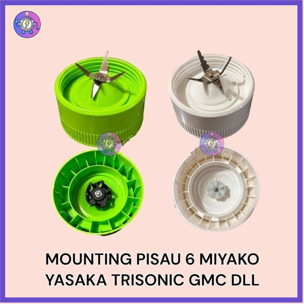MOUNTING PISAU BLENDER MIYAKO / MANGKOK PISAU BLENDER MIYAKO PUTIH / PISAU BLENDER