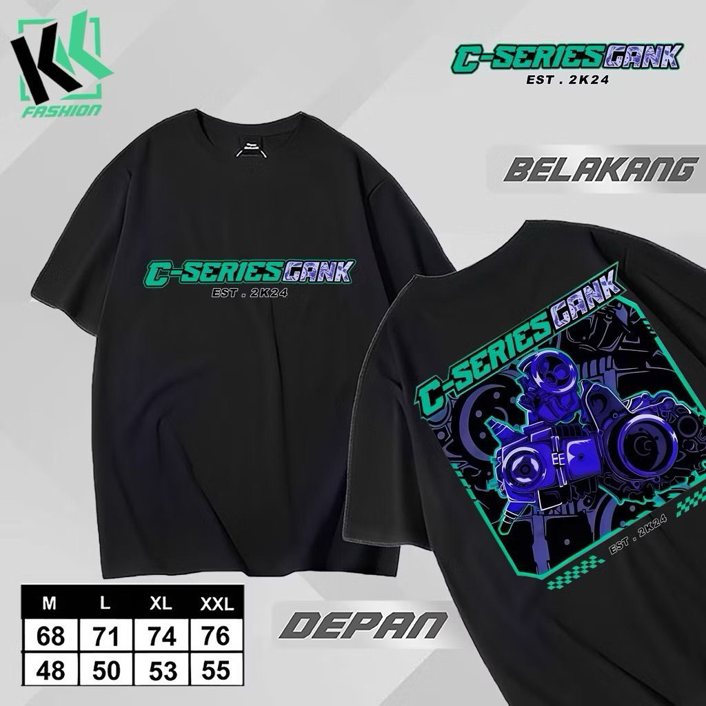 TSHIRT/KAOS C-SERIES GANK RACING