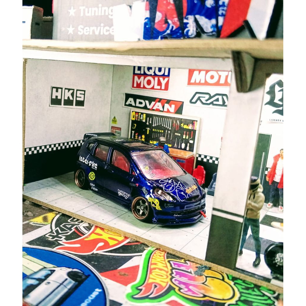 Honda jazz custom diecast Made in cina