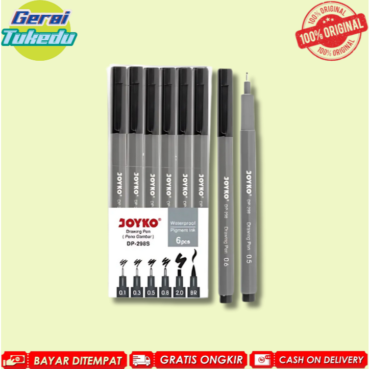 

KODE A | JOYKO DRAWING PEN SET (ISI 6) DP-298S