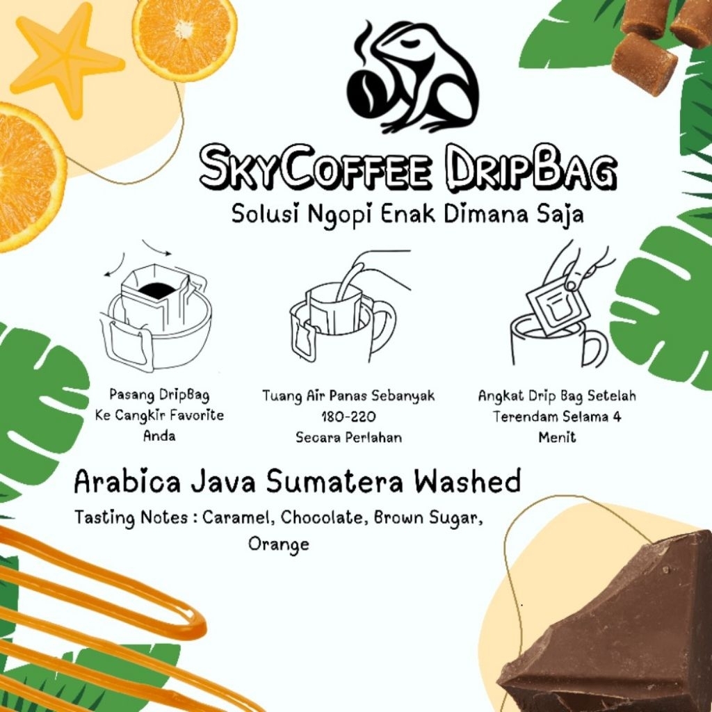 

DripBag Arabica Java Sumatera SkyCoffee