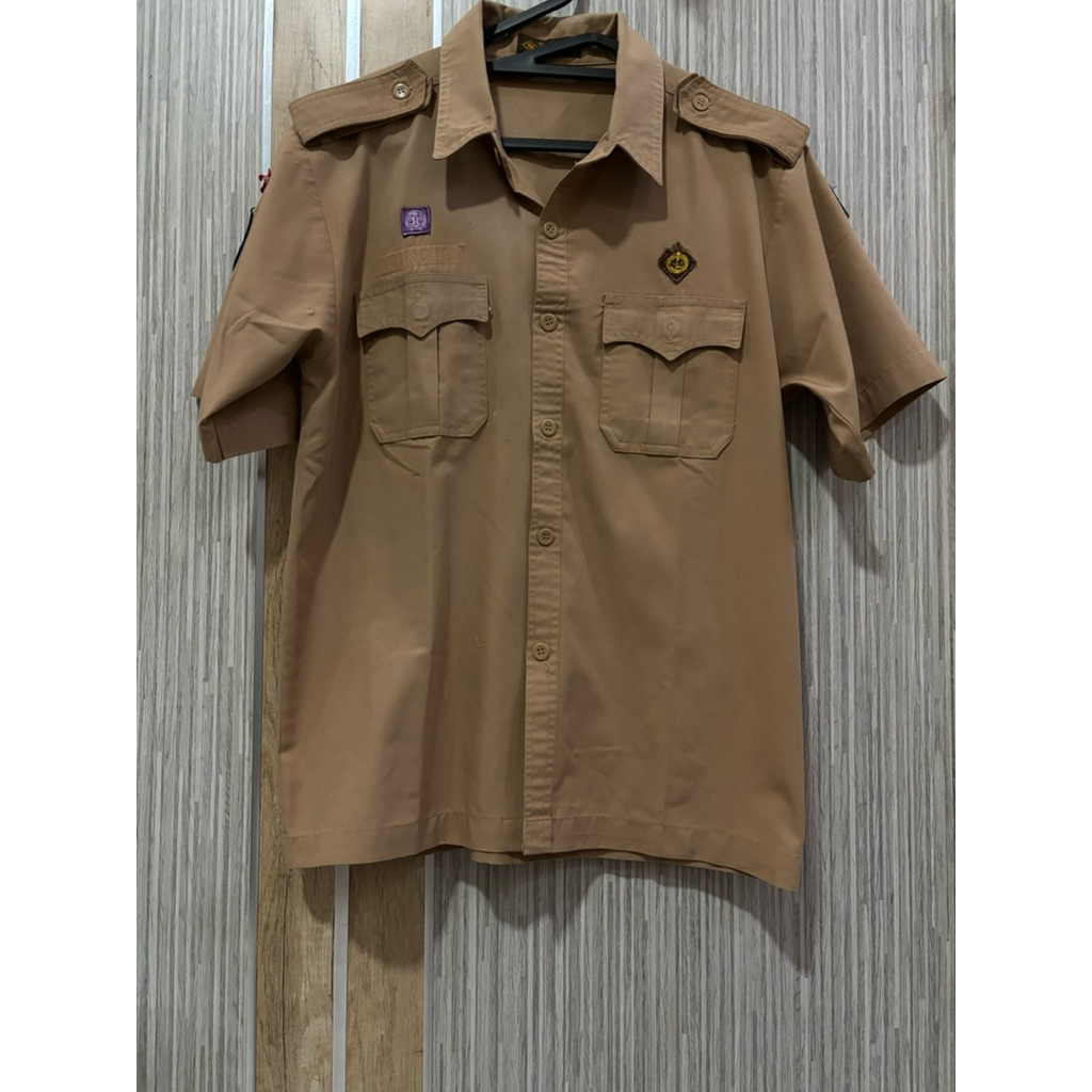 seragam smp penabur pramuka