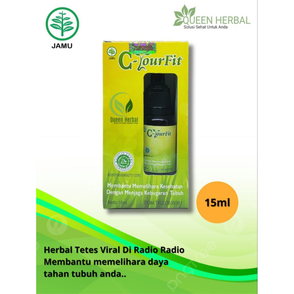 

C-YourFit asli 100℅ jamu tetes herbal