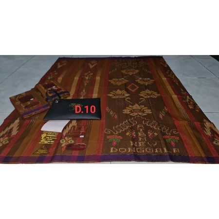 Sarung Donggala Asli Sutra Motif Kembang Gunung