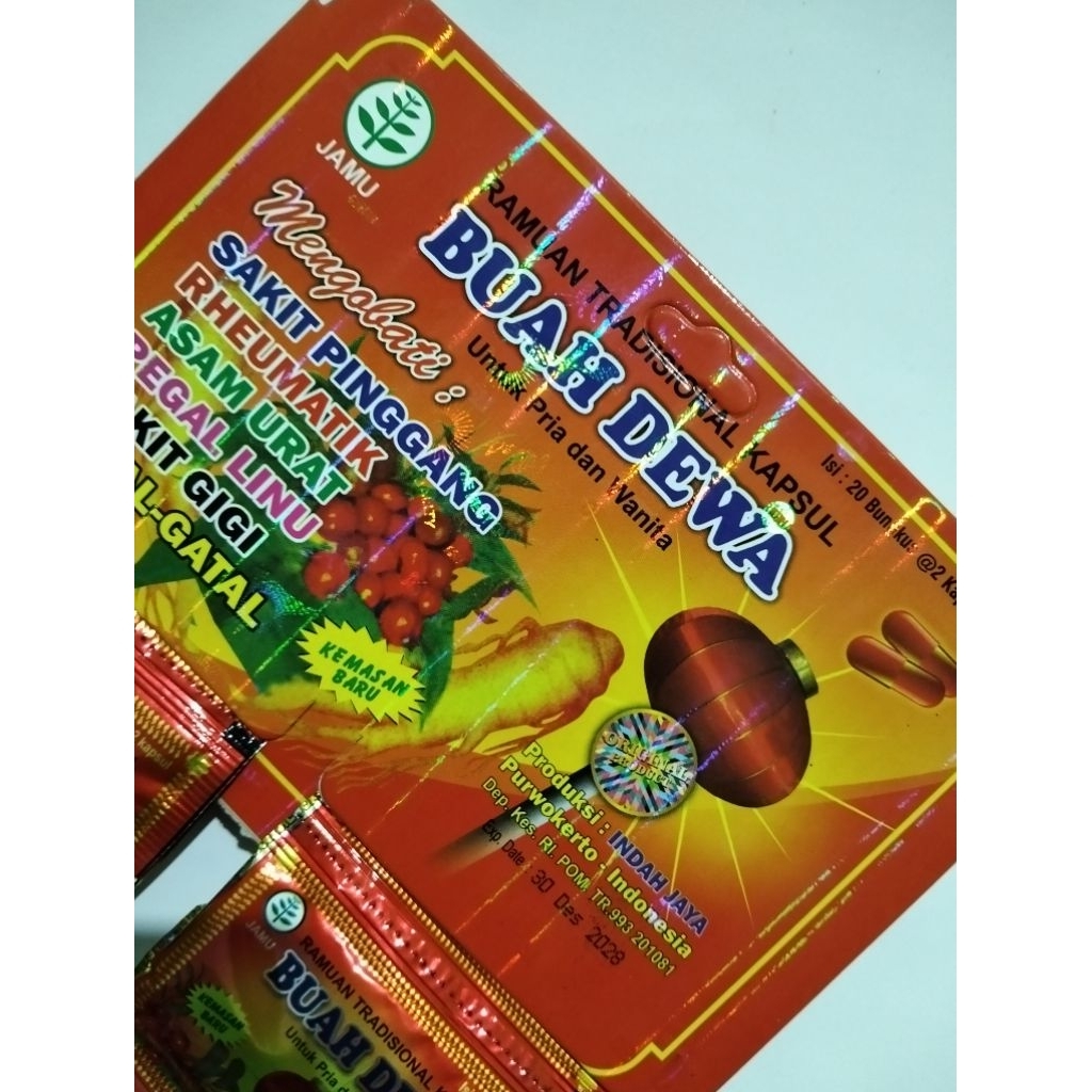 

(COD) BUAH DEWA ASAM URAT PEGAL LINU SAKIT GIGI ORIGINAL