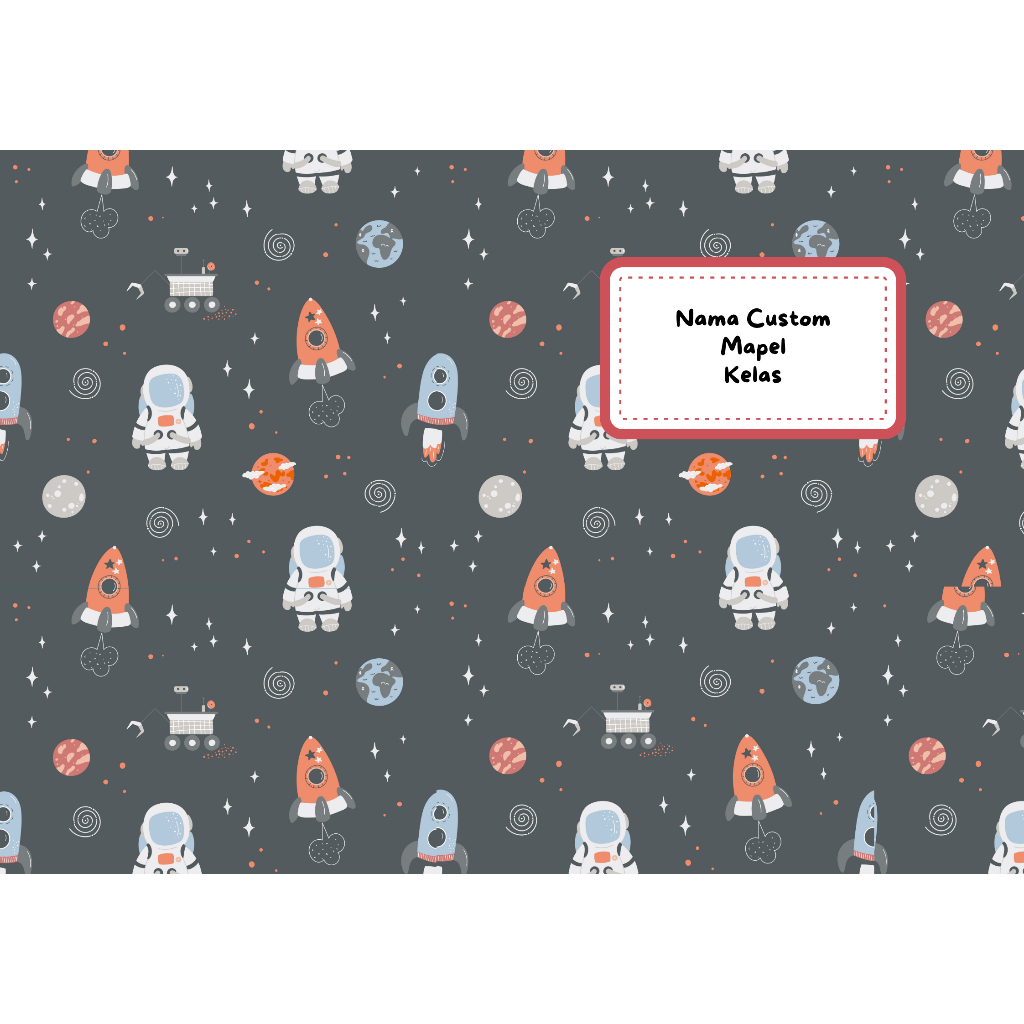 

Sampul Buku Sekolah Free Custom Nama