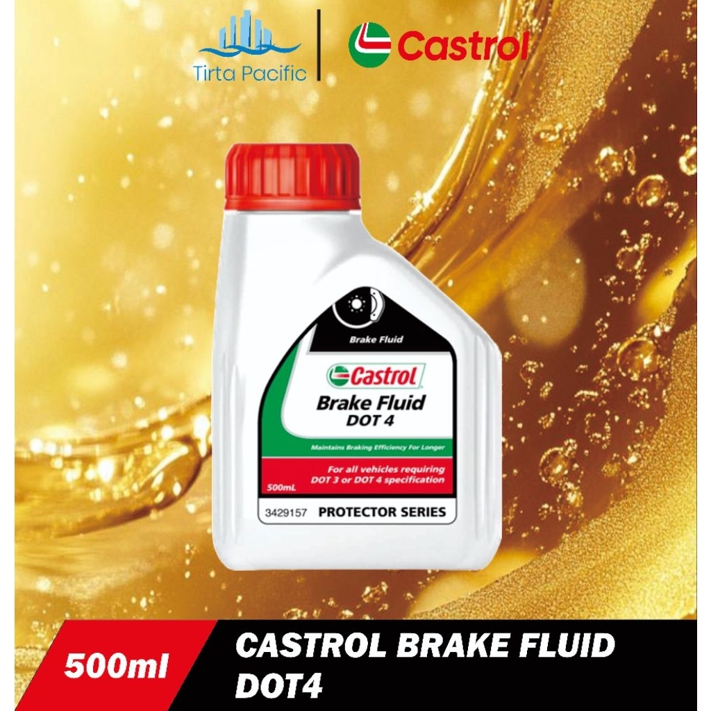 Minyak Rem Castrol Brake Fluid DOT4 / DOT 4 500ml Original