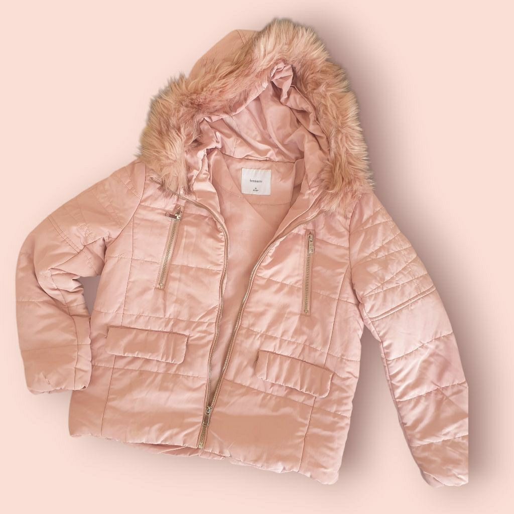 JAKET winter bulu bossini ori 100%