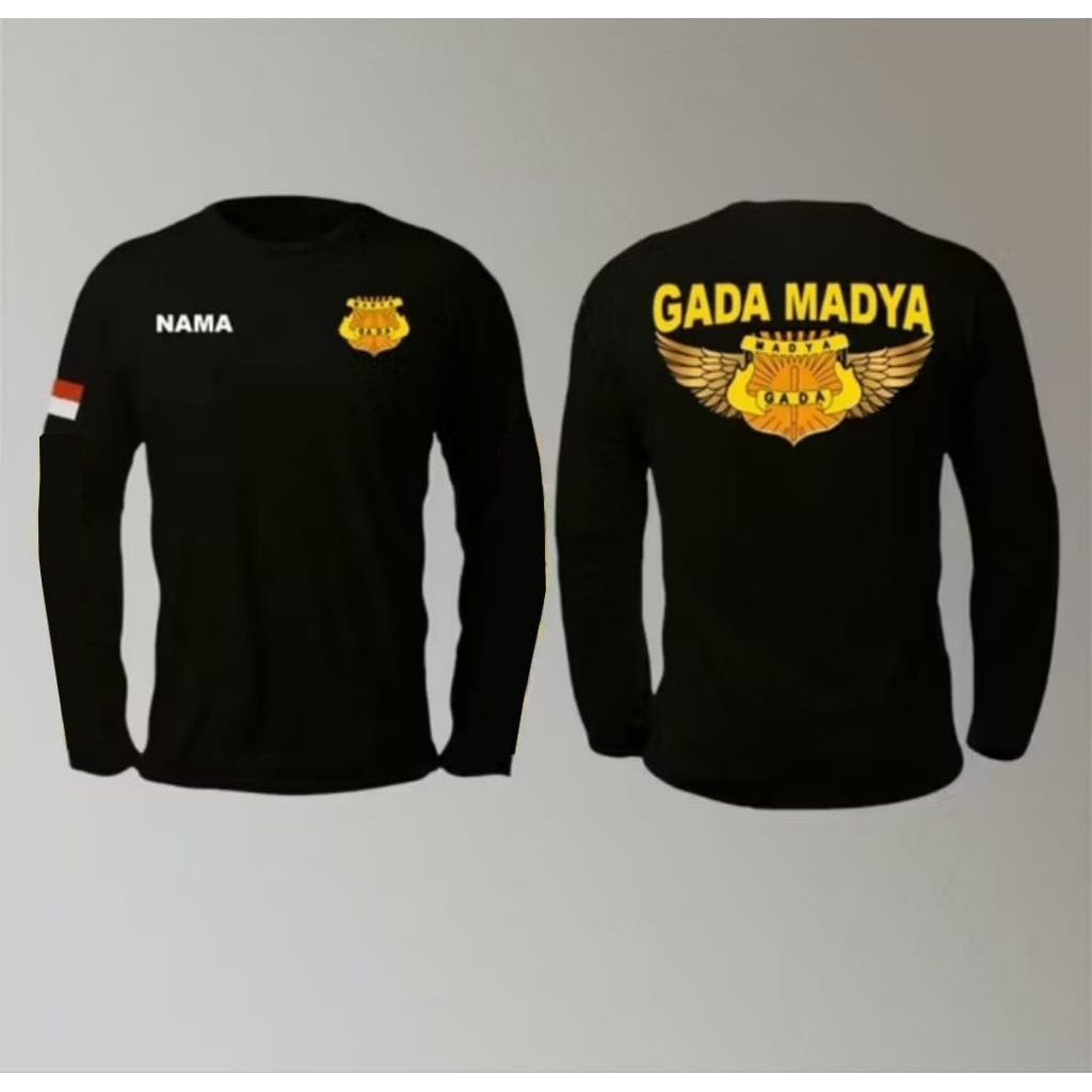 Kaos Lengan Panjang Gada Madya Kaos Pria Dan Wanita