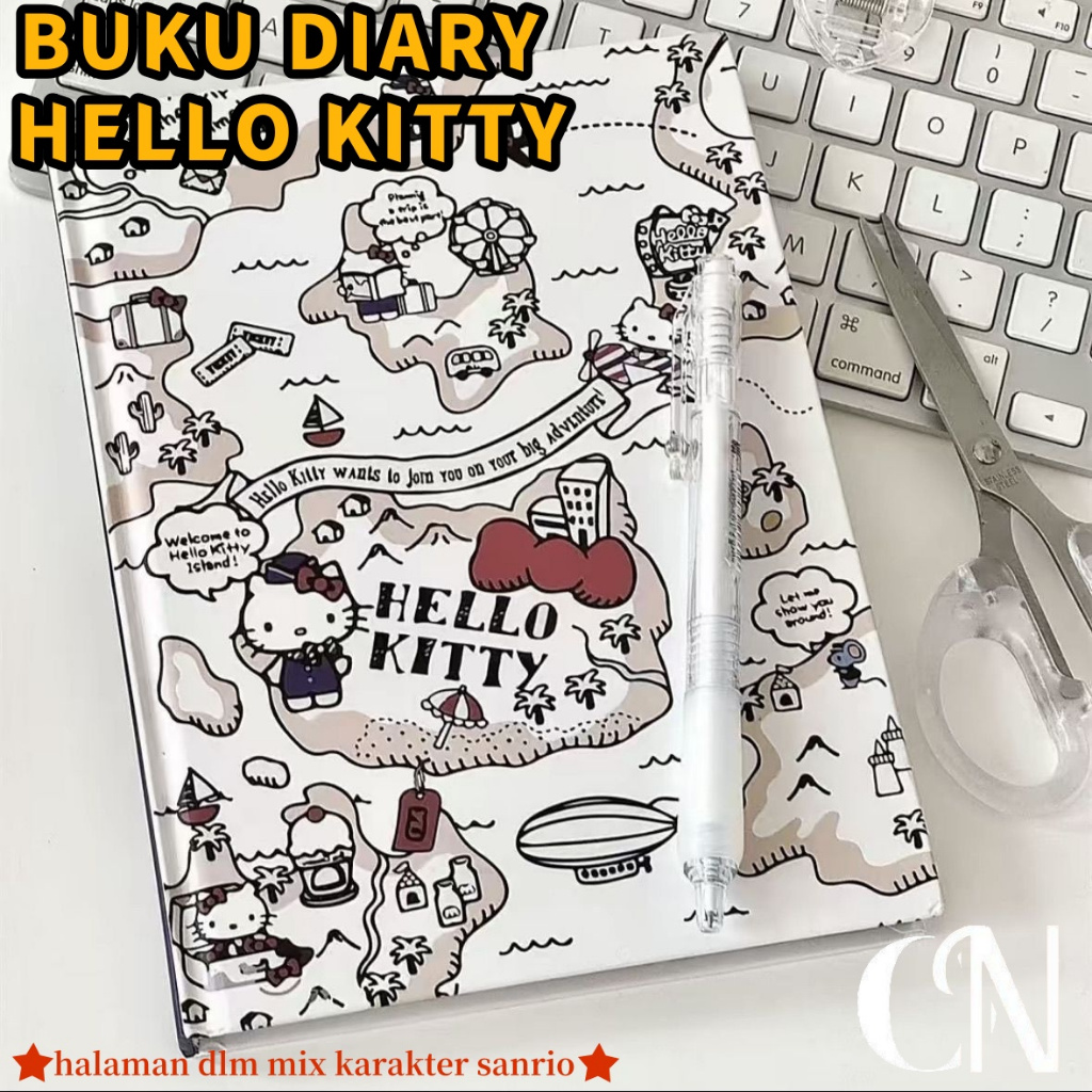 

Buku Diary Hello Kitty A5 Full Karakter Diary Book Aesthetic