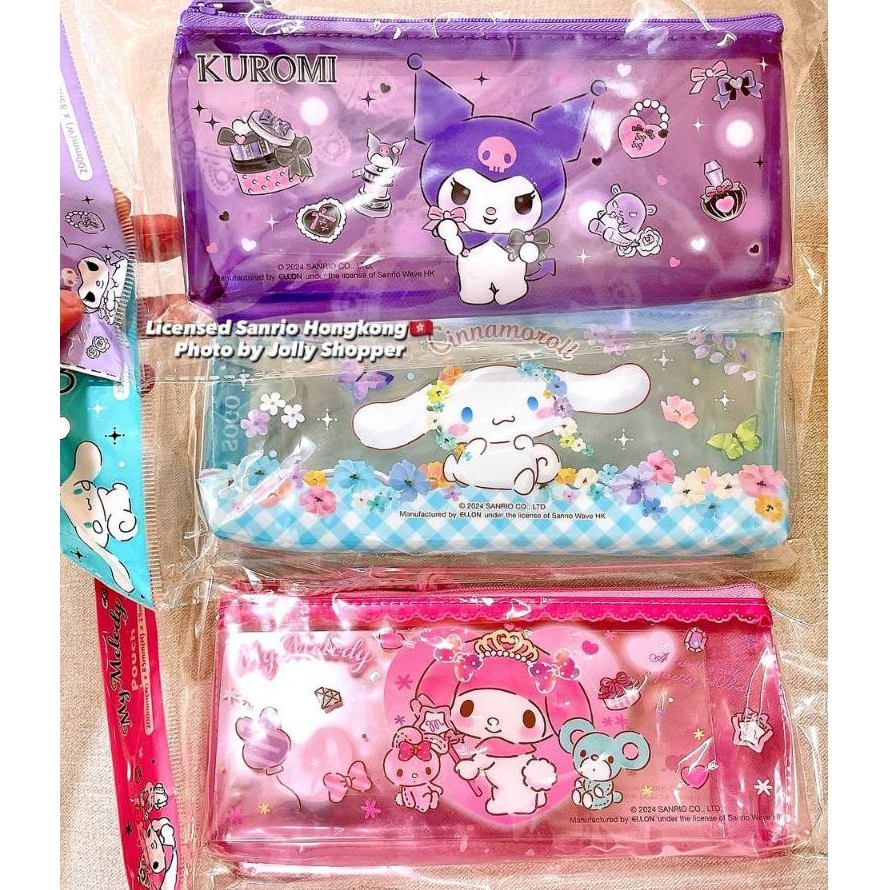 

[READY STOCK] Sanrio Hongkong Cinnamoroll Kuromi My Melody PVC Pouch Pencil Bag Tempat Pensil