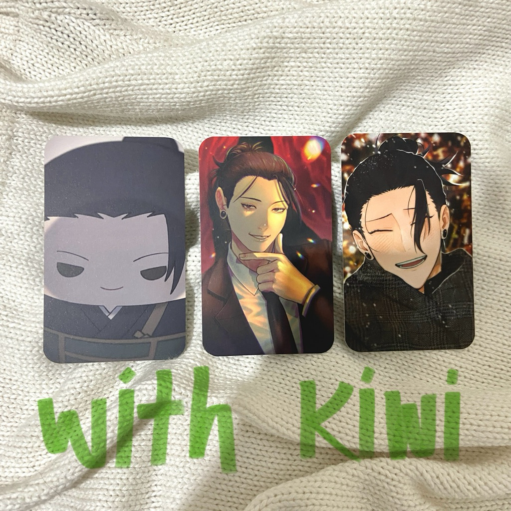 photocard fanmerch geto suguru jjk