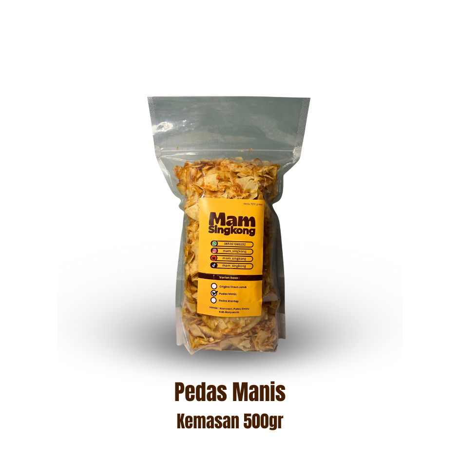

Kripik Singkong Pedas Manis