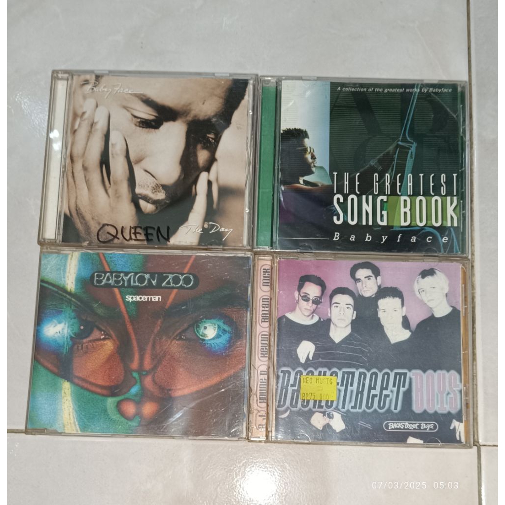 cd BABY FACE-The Day / BABY FACE-The Greatest Song Book / BABYLON ZOO-Spaceman / BACKSTREET BOYS