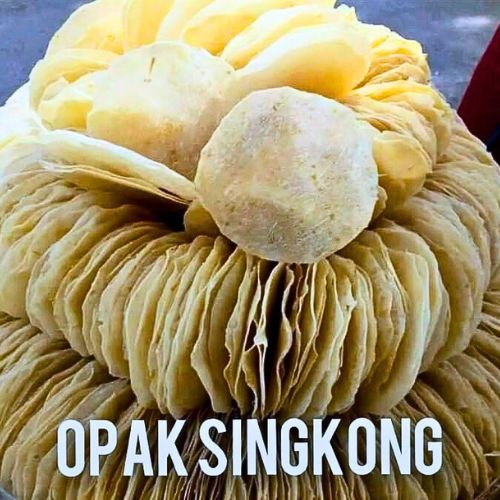 

Kerupuk enye - enye samiler kemasan 500 gram dan 1 kg