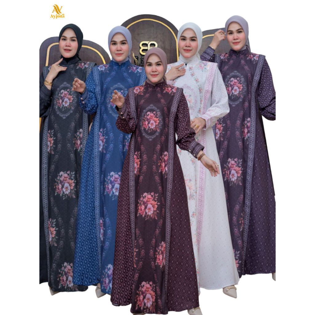 LuxuryFashion READY GAMIS DRESS WANITA AY08 BY AYJORA BEST SELLER
