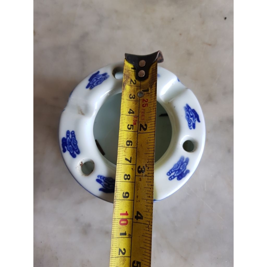 asbak antik gambar naga