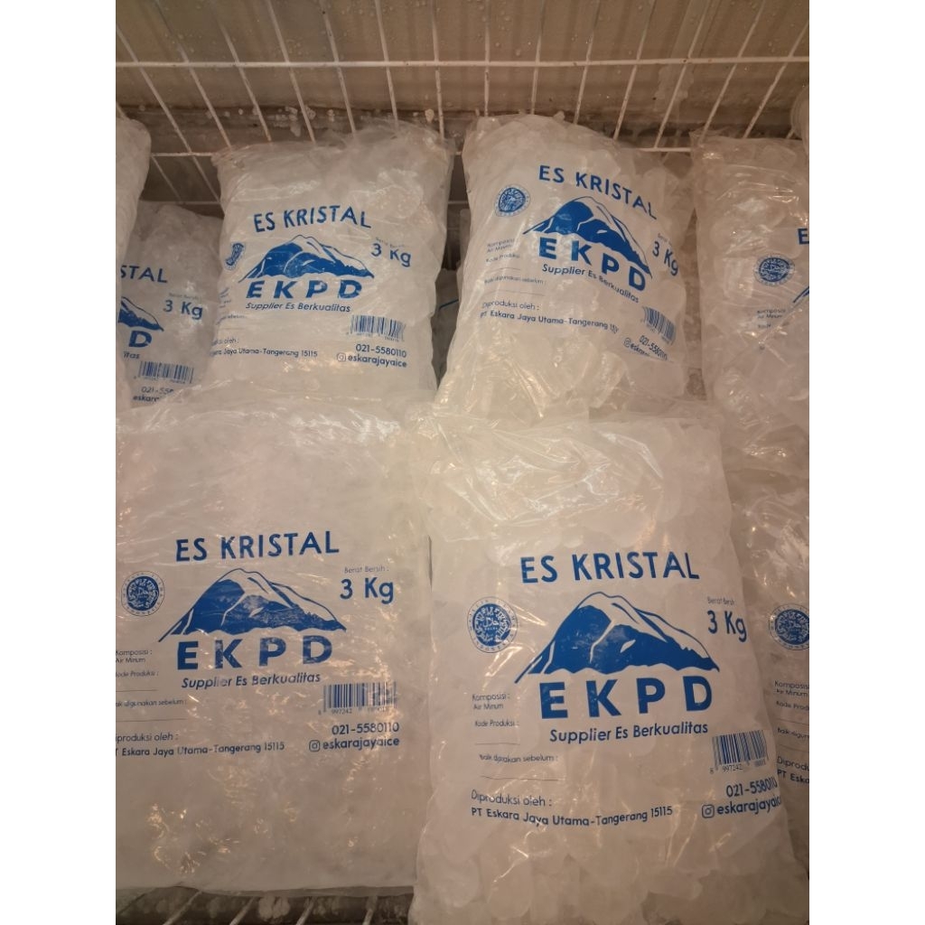

ES BATU KRISTAL KONSUMSI HIGIENIS KEMASAN 3 Kg