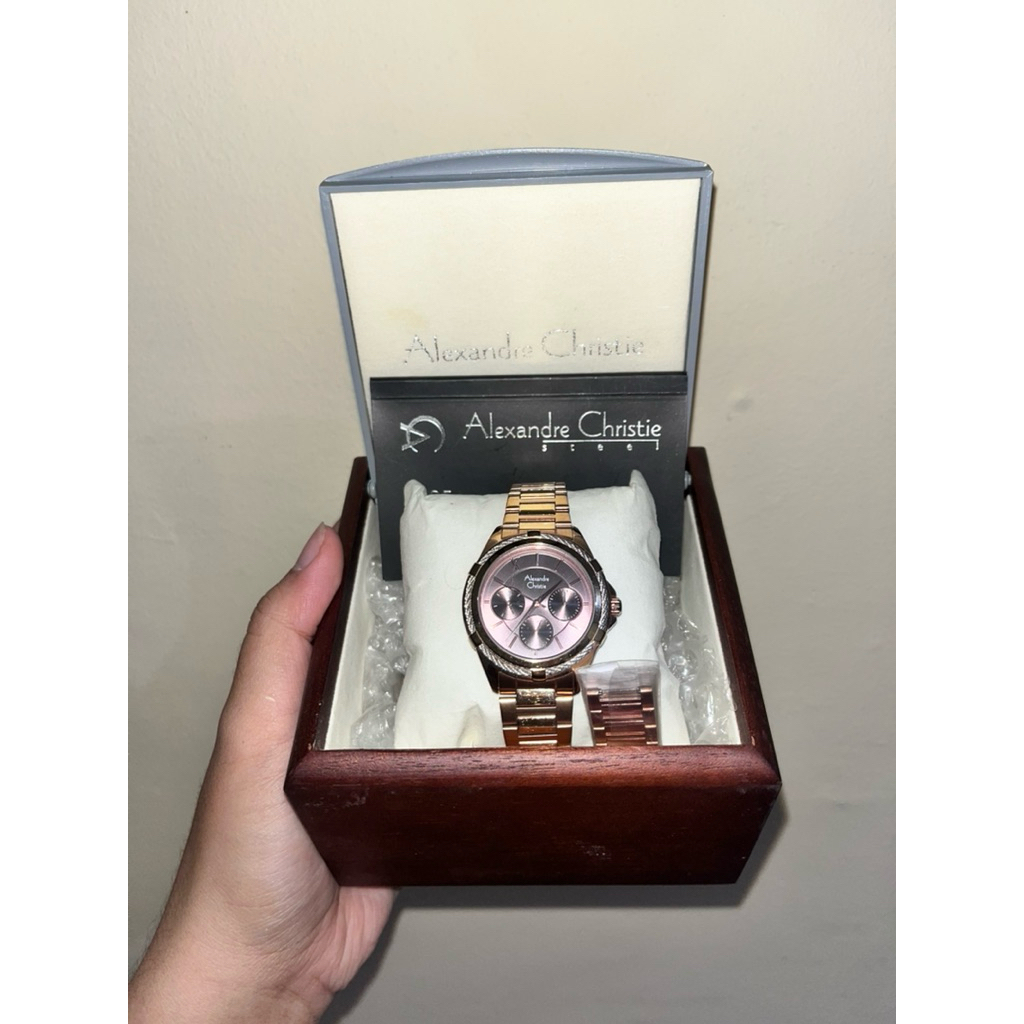 Preloved Jam Tangan Alexandre Cristie Original