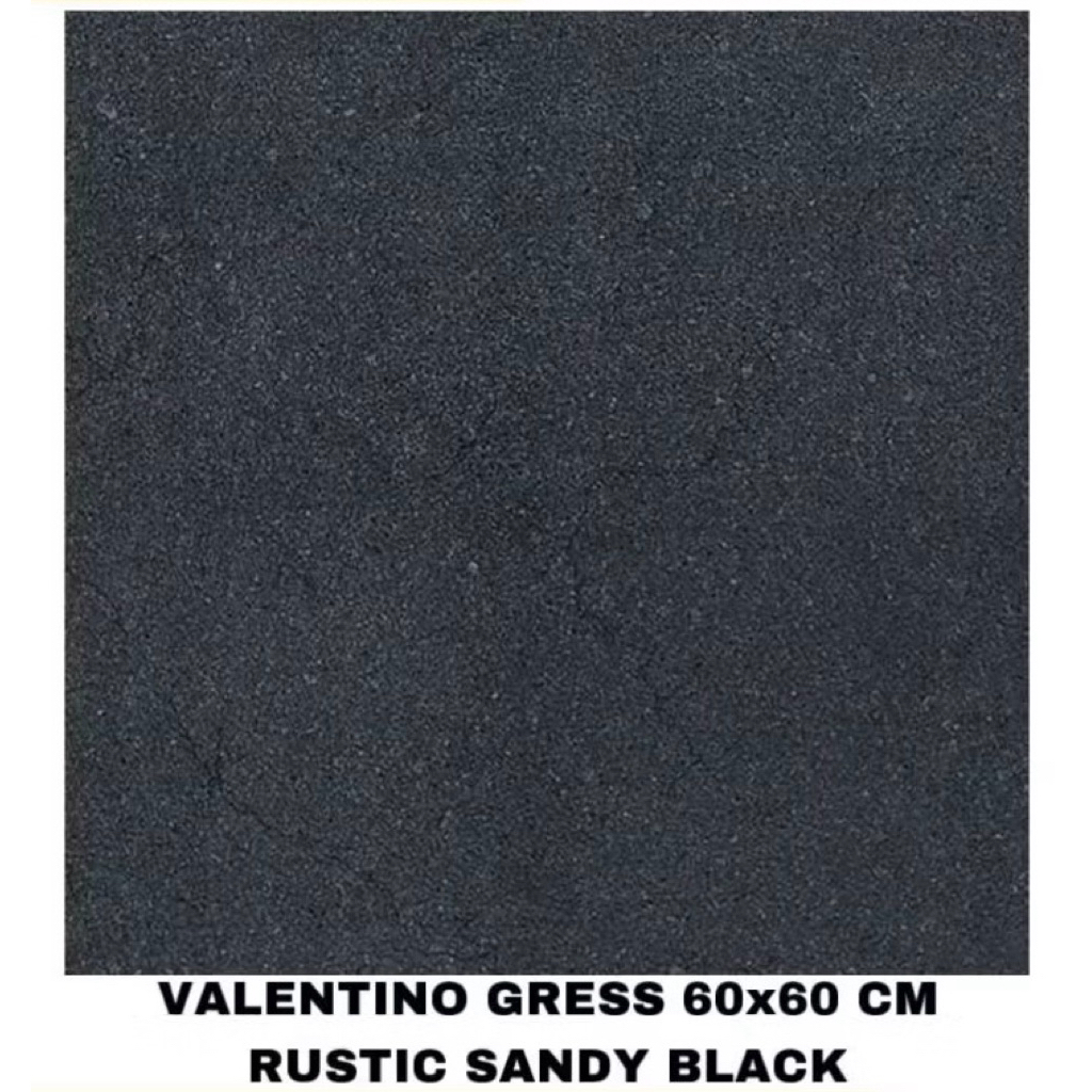 Granit 60x60 Valentino Gress Sandy Black | Rustic