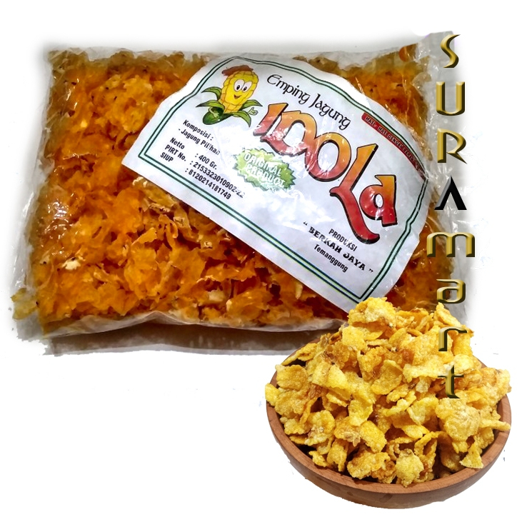 

(400gr) EMPING JAGUNG Marning Gepeng Mentah Corn Flake