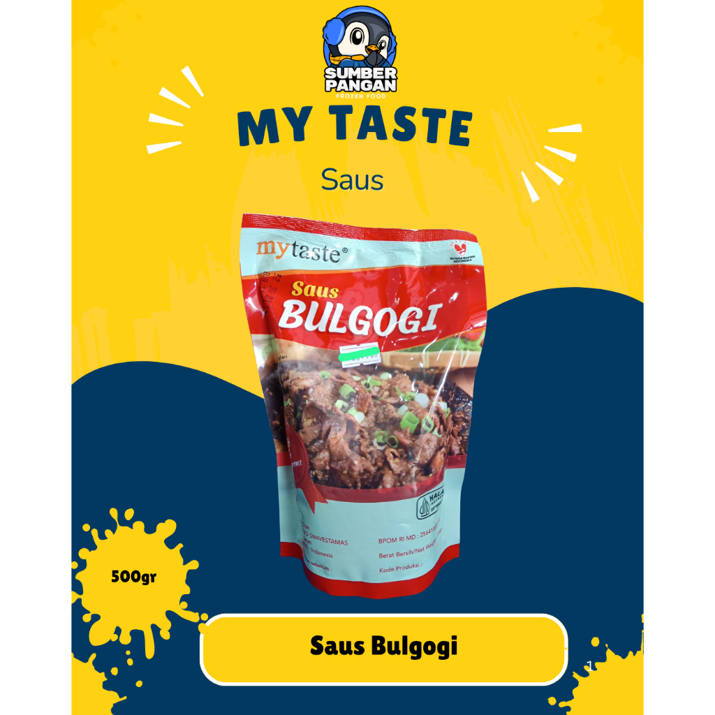 

My Taste Saus Lada Hitam,Bulgogi,Saus Teriyaki,Bbq 500gr