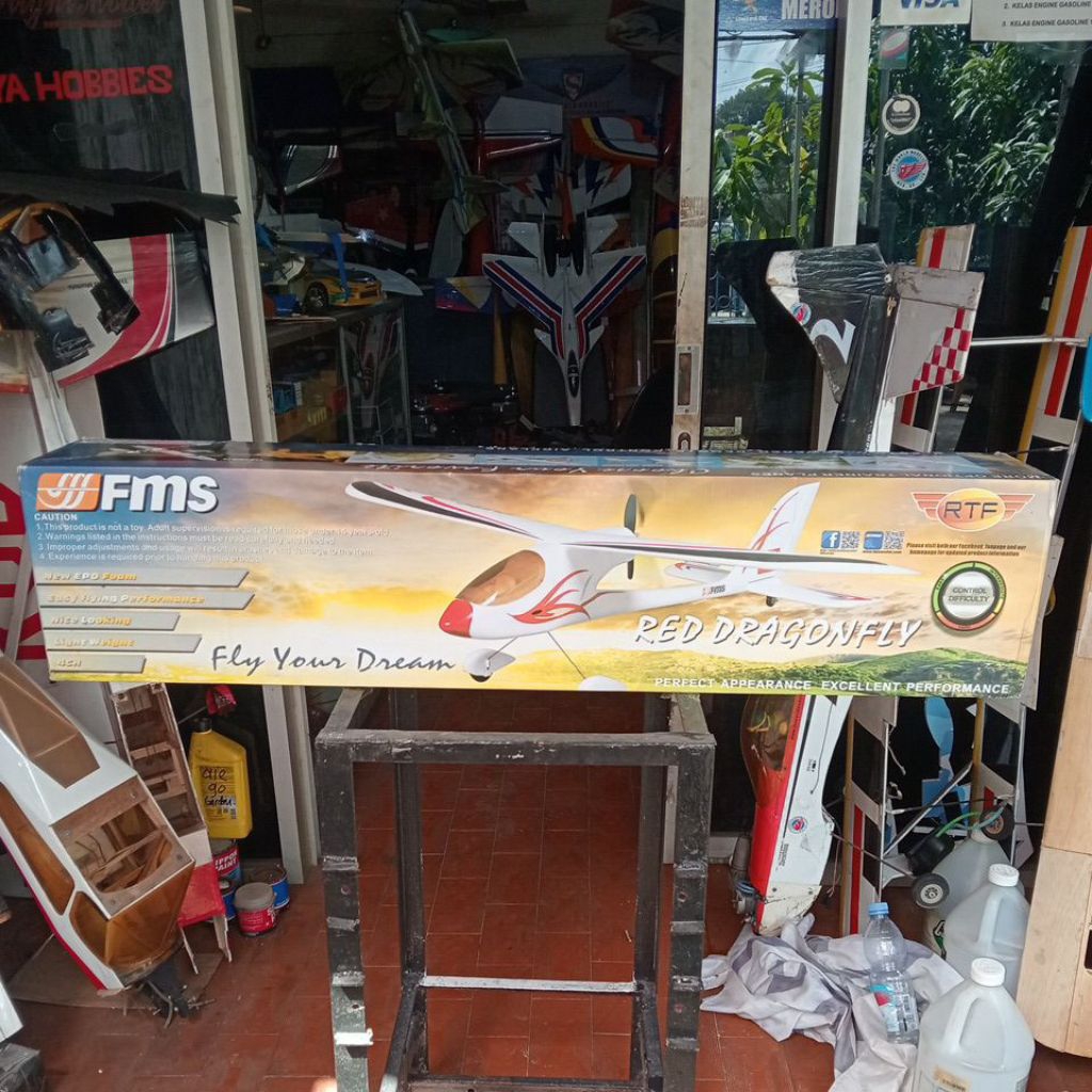 RC FMS Red Dragon Plane