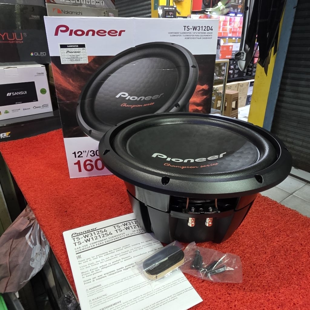 Subwoofer Pioneer Champion series TS-W312D4 Double Coil Subwoofer Pioneer 12 in