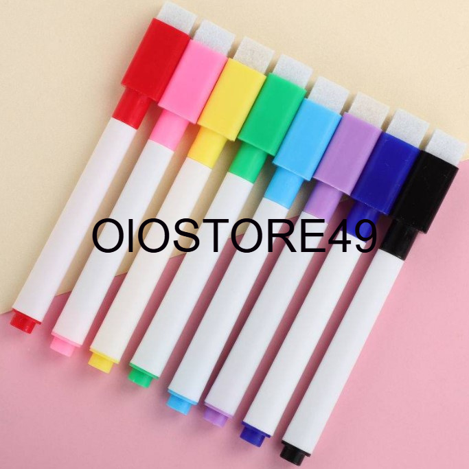 

OLO49 Spidol Penghapus / Spidol Anak Warna Warni / Wipe Clean Marker / Whiteboard Marker S5197