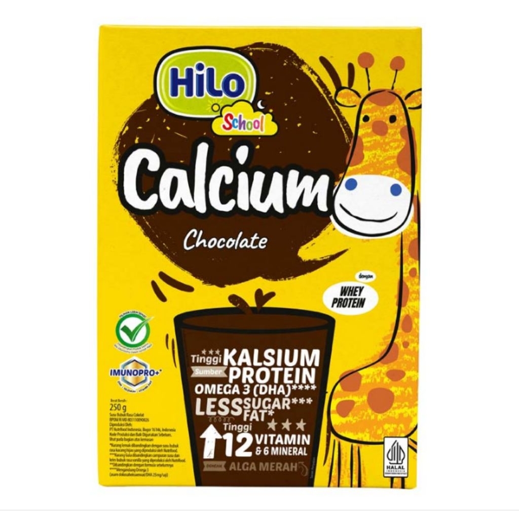 

Hilo School Cokelat Susu Bubuk Tinggi Kalsium 250 g