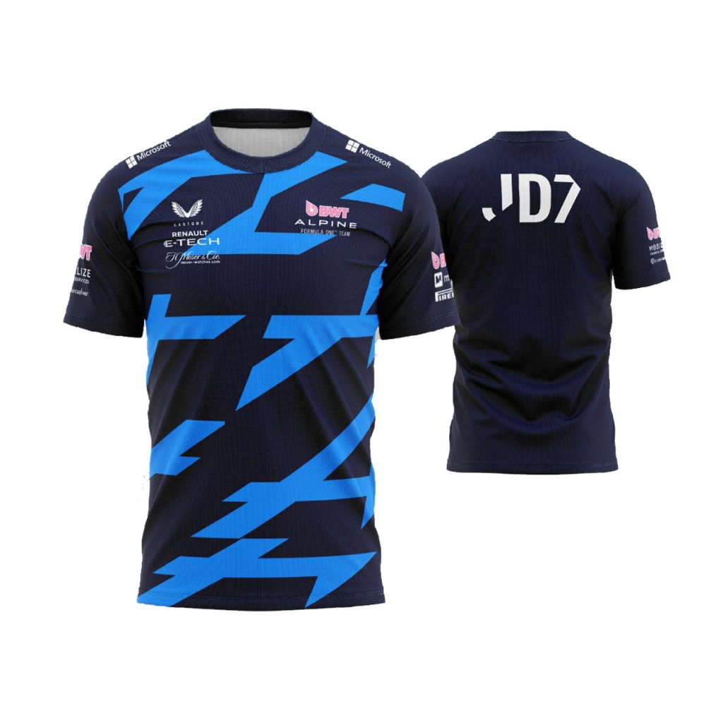 Kaos Jersey Formula 1 Alpine Star F1 Team Premium Drifit Extro.id