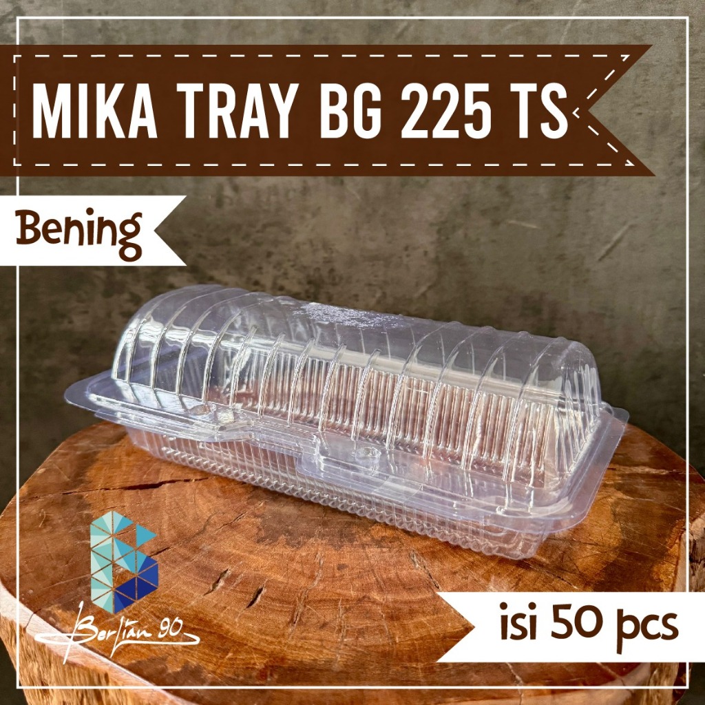 mika bolu gulung lipat 22 cm tray mika bolu gulung bening