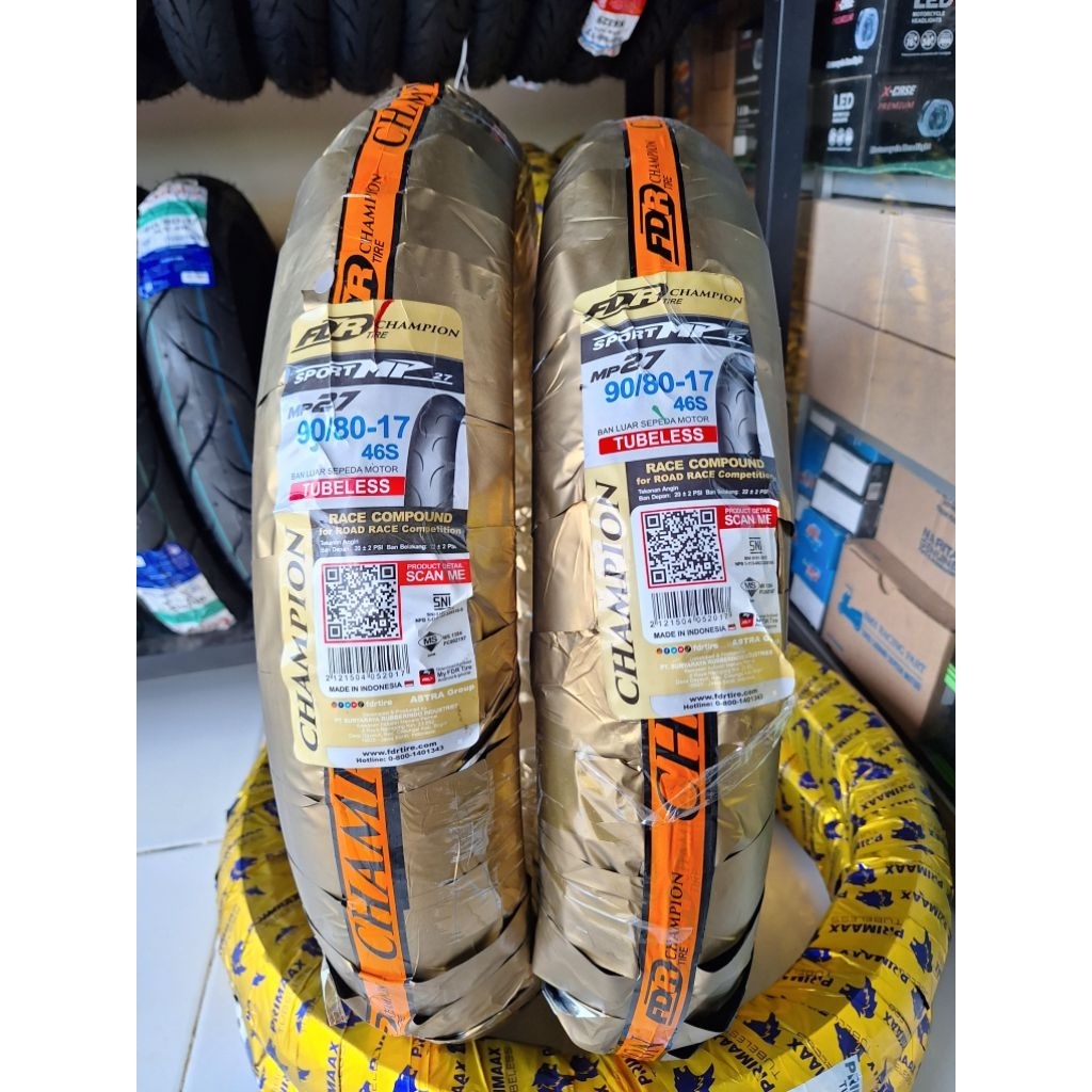 BAN FDR MP27 RING 17 UK 90/80 ORIGINAL FDR