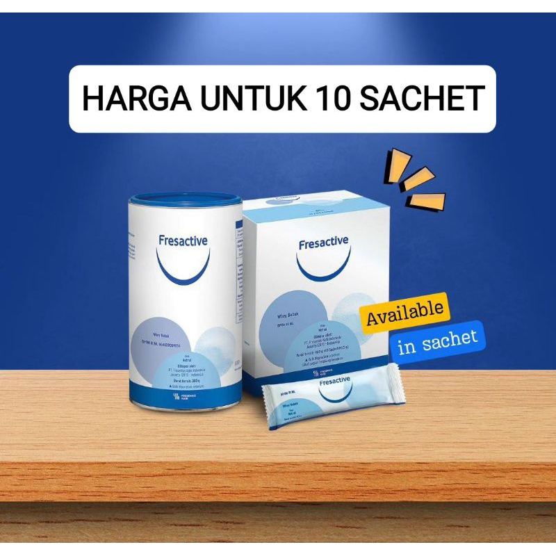 

FRESACTIVE sachet susu protein kualitas tinggi buatan jerman