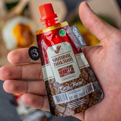 

Sambal Naknan Pouch - Level 3 (PEDAS) • 45 gram BEST SELLER !!