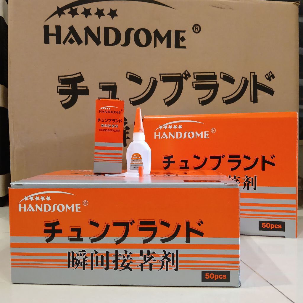 

Lem Korea HANDSOME - harga per box isi 50