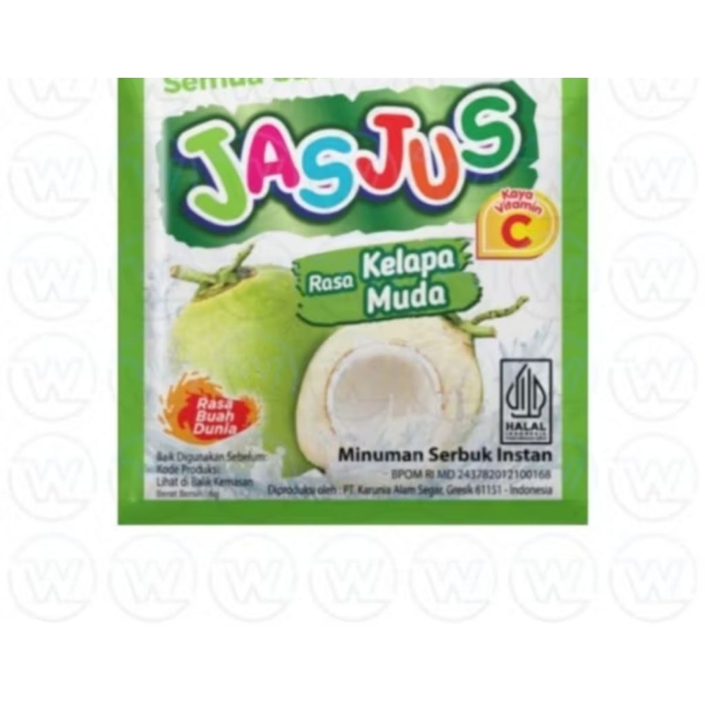 

minuman jasjus rasa Kelapa 1 renceng isi 10pcs
