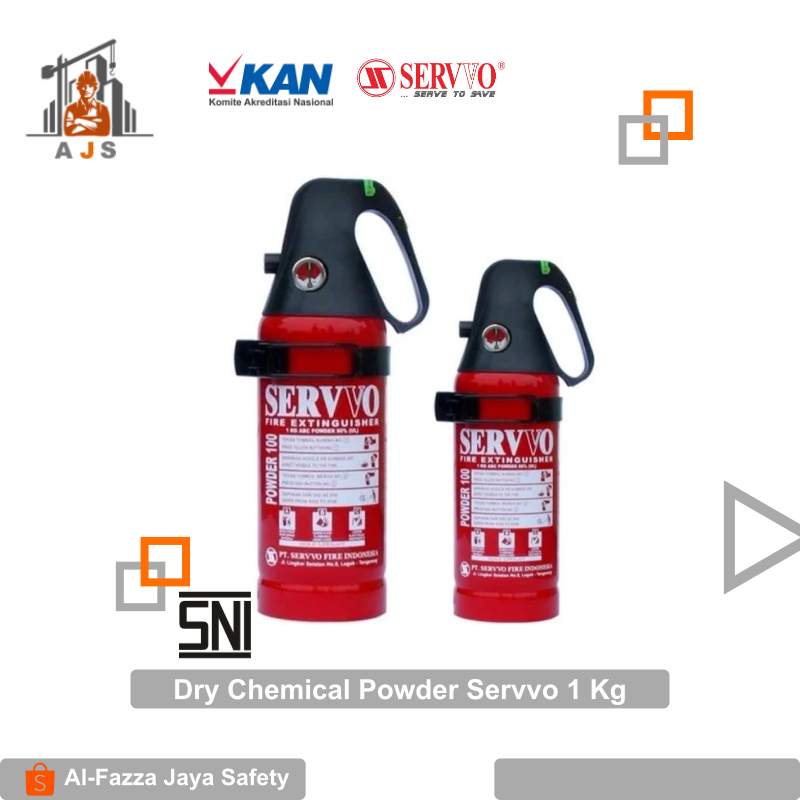 Servvo Apar Dry  Chemical Powder 1 Kg / Apar Servo P100 ABC Original