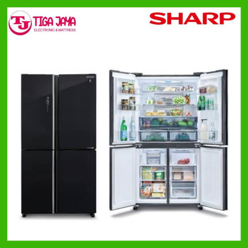 Kulkas 4 Pintu Sharp SJ-IF85PG-GB Side By Side