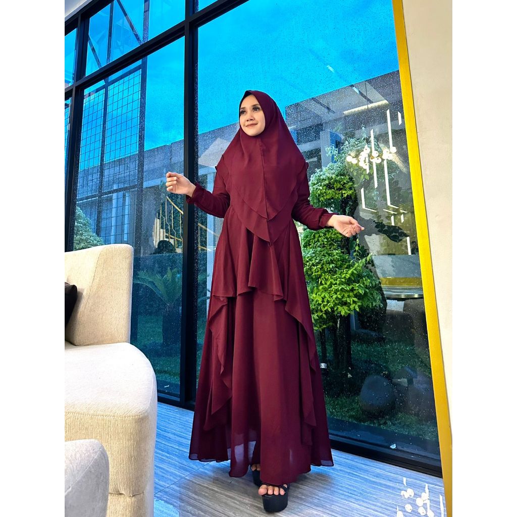 Sabrina Set Syari All Size Ori Arraffa Syari