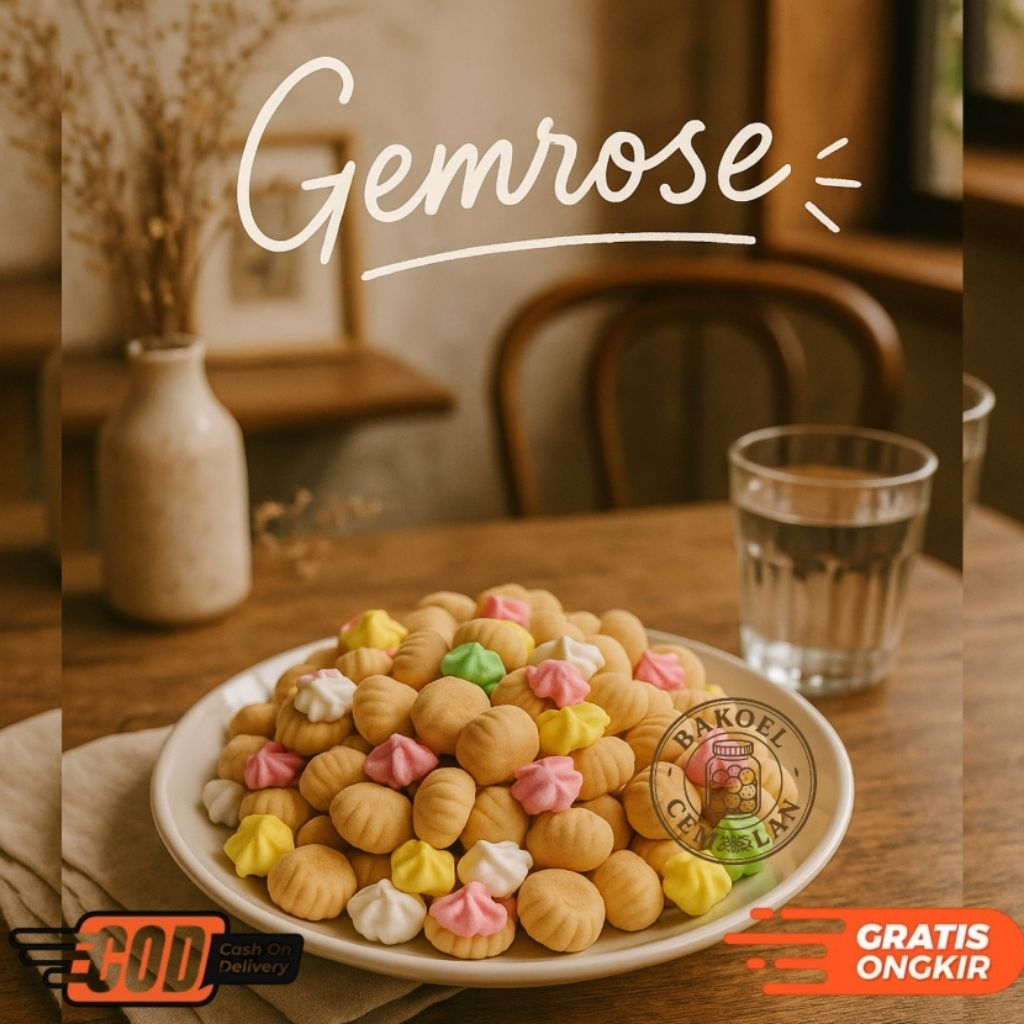

Gemrose Kue Kancing Jadul 100gr 200gr 300gr