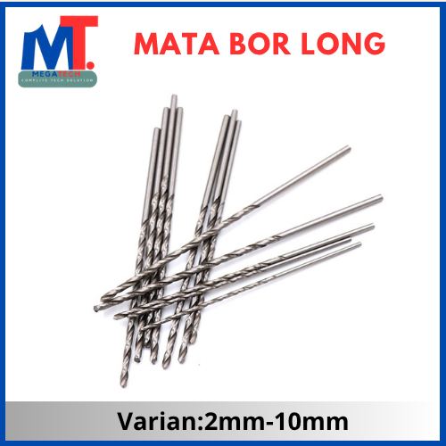Mata Bor Long HSS 2mm-10mm Ekstra Panjang 200mm