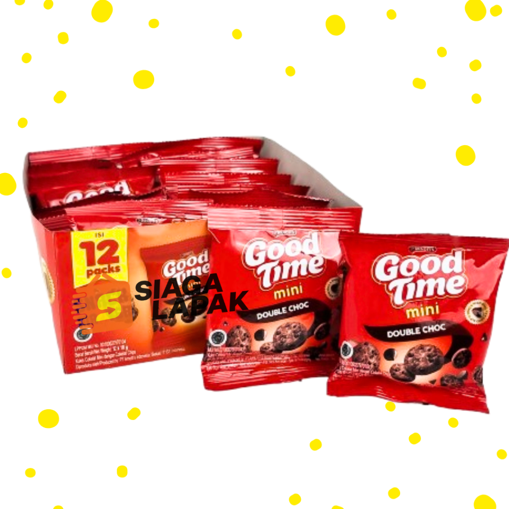 

Good Time MINI 1 BOX ISI 12 PCS Cookies Double Chocolate [BELI BANYAK LEBIH MURAH]