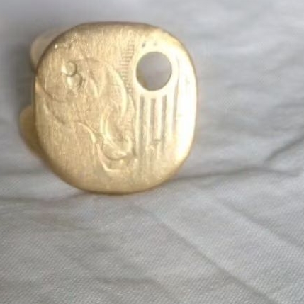 Kalung Liontin Koin Kuningan asli.