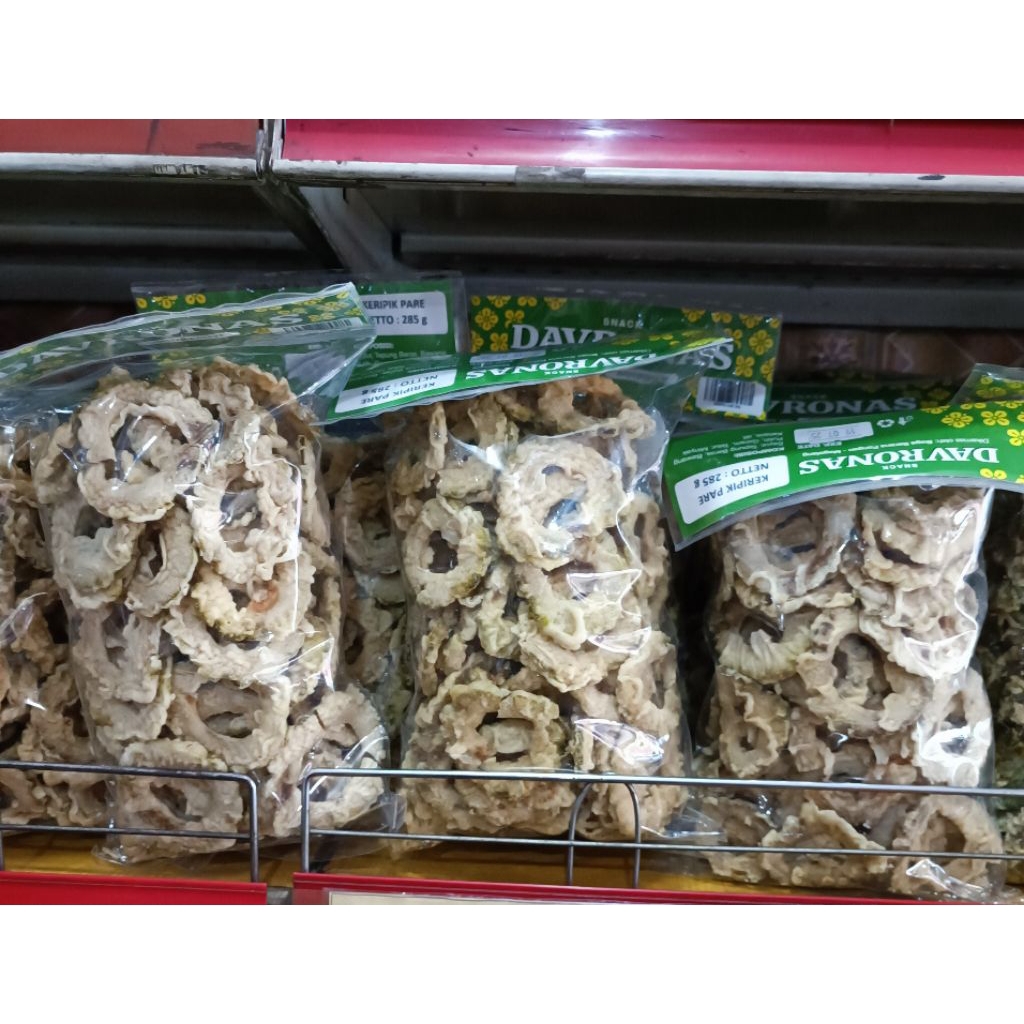 

Keripik Pare Davronas 285gr khas Jogja Magelang Semarang Jawa Tengah