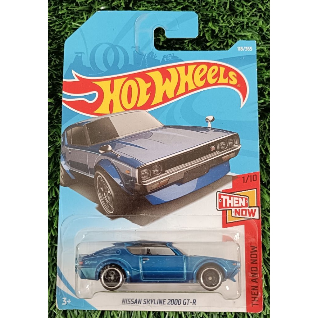 Hot Wheels Nissan Skyline 2000 GT-R Biru Blue