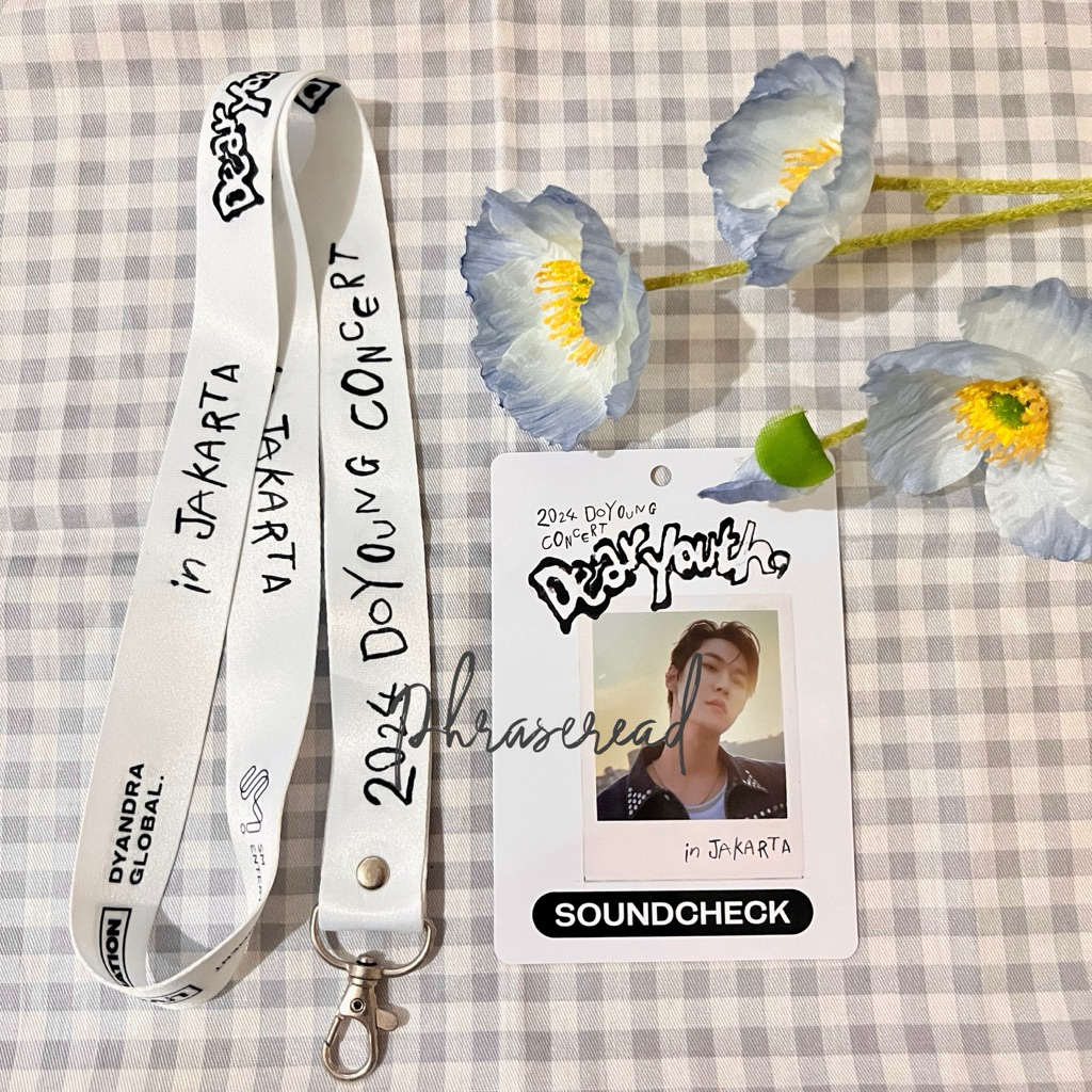 

Official VIP Soundcheck Lanyard Doyoung Dear Youth Concert Jakarta