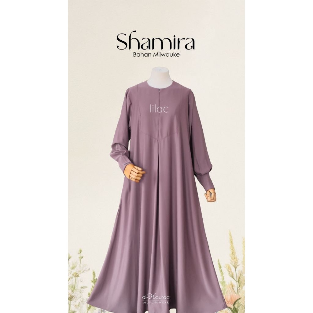 GAMIS SHAMIRA MILWAUKEE / GAMIS POLOS / GAMIS DAILY BUSUI FRIENDLY ORI BY ALHAURAA